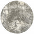 2' X 3' Gray And Ivory Distressed Abstract Scatter Rug